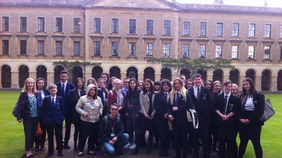Students from the Sixth Form, Darton College, Dearne ALC, Horizon Community College and Kirk Balk Academy at Magdalen College, University of Oxford.