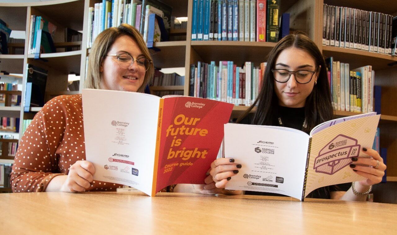 Barnsley College and Barnsley Sixth Form College course guides are available to download now.