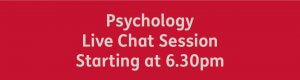 Psychology - 6.30pm